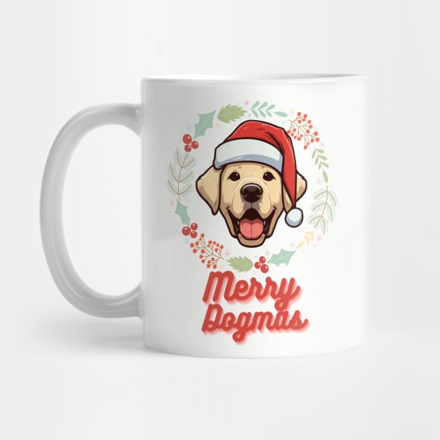 Labrador Merry Christmas by Binsy